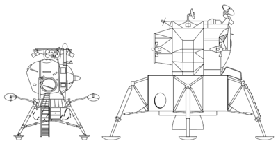 Sketch of spacecraft