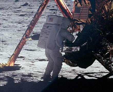 Photo of Neil Armstrong on the Moon